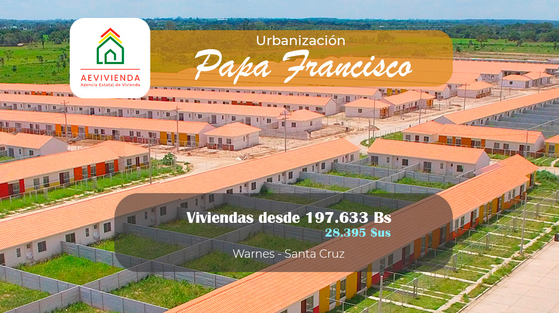 Ubanización Papa Francisco